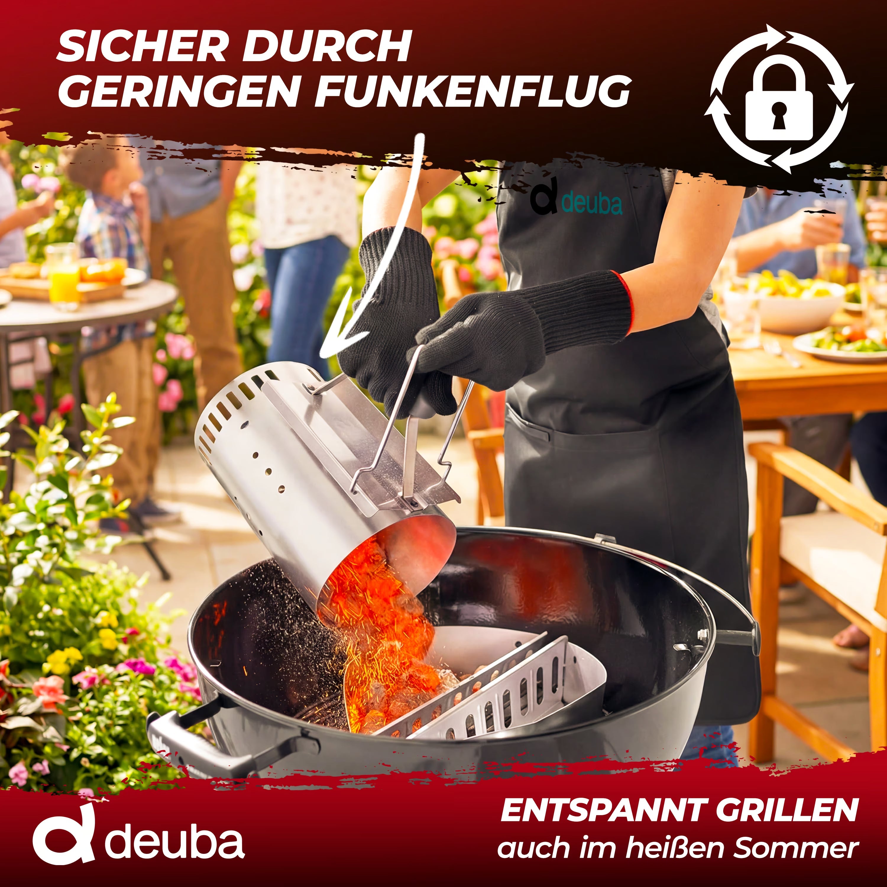 18 kg de charbon de bois en sachets de 3 kg