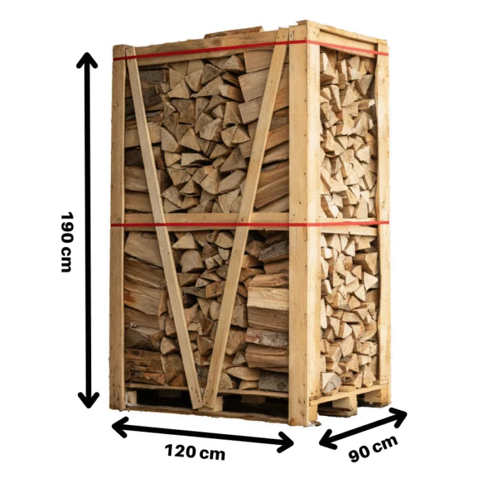 Bois de chauffage 100 % Hêtre, L. 33 cm, 3 stères