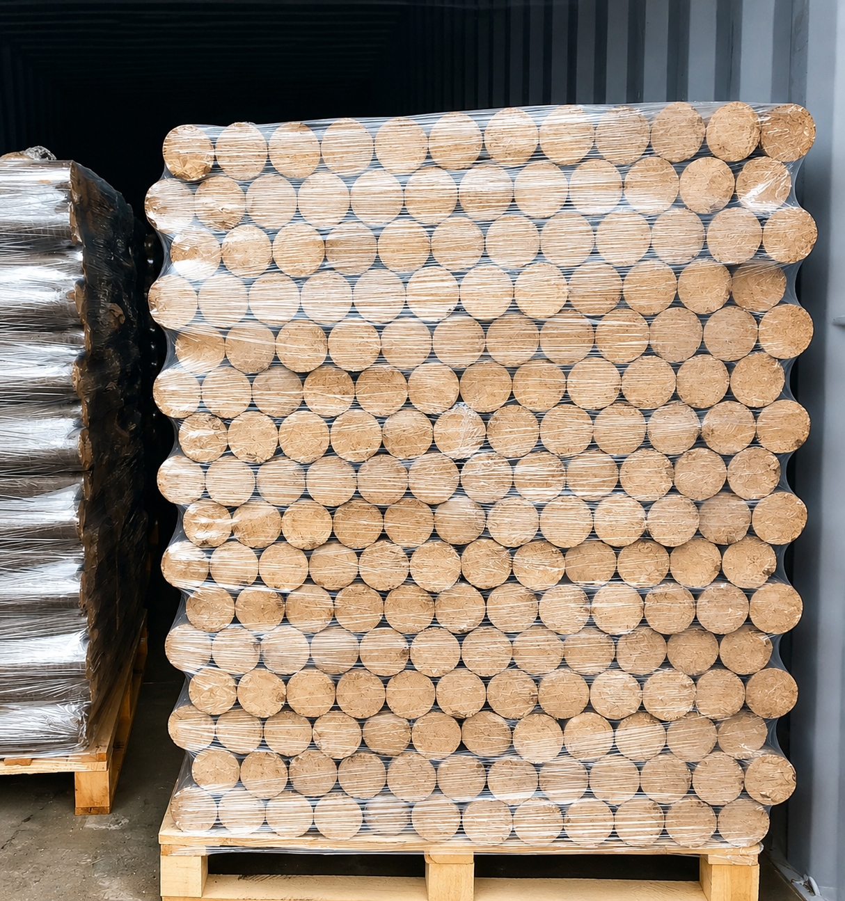 Briquettes de bois dur sans trou d'aération