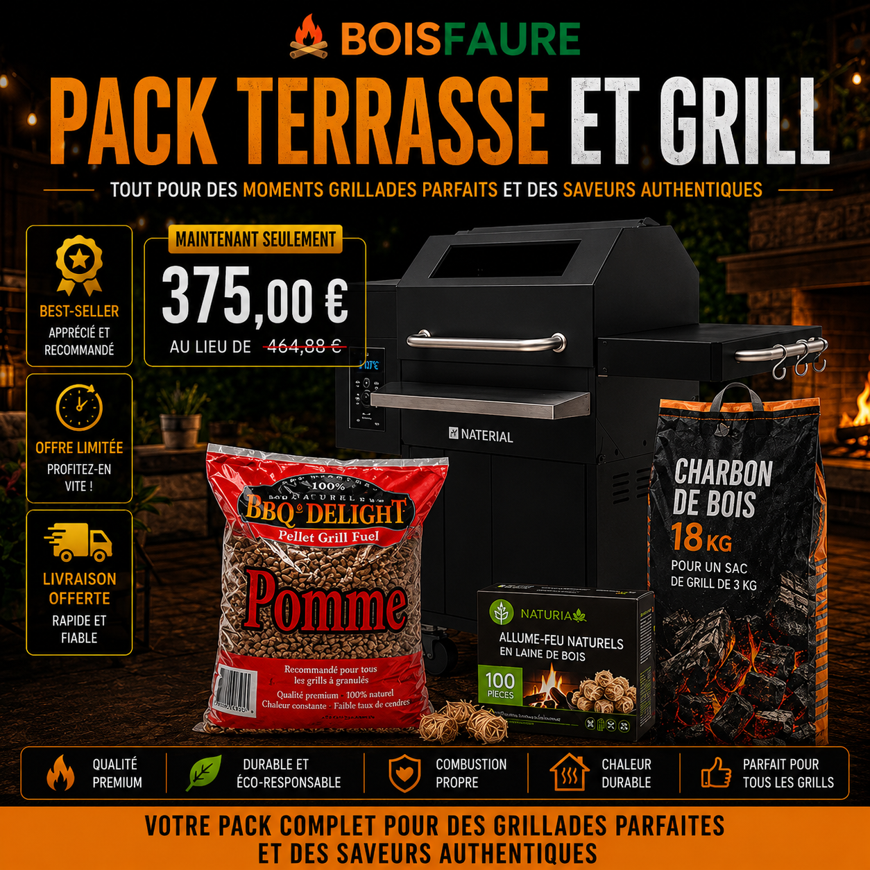 Pack Terrasse et Barbecue