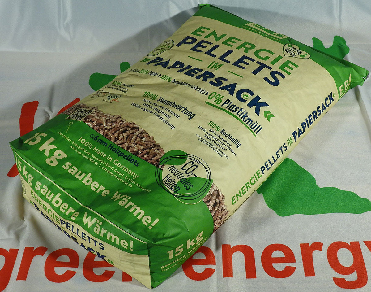 Granulés de bois EPH 6 mm DINplus A1 – 975 kg (65×15 kg)