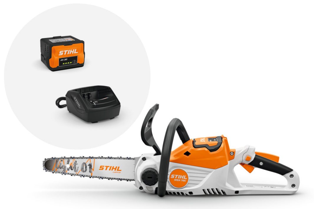 MSA 70 C-B Tronçonneuse 30cm / Batterie AK 30 et chargeur AL 101