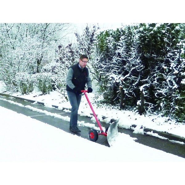 Pelle à neige manuelle avec pale en acier inoxydable de 73,5 cm – adaptée à la neige, au sable et au gravier – CEMO