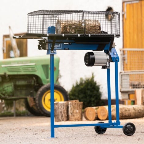 Scheppach HL760LS Fendeuse à bois horizontale – 2200 W – 230 V / Avec support – 7 tonnes de force de fendage