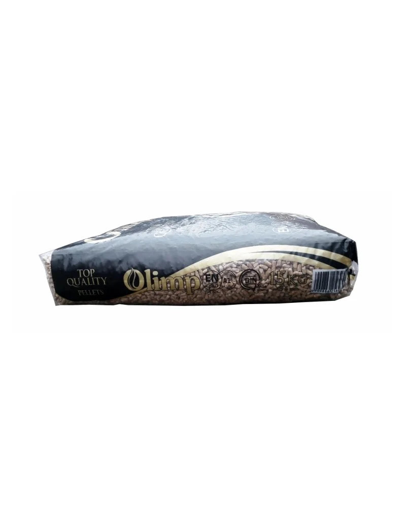 Granulés OLIMP Din+, EN+A1 – Palette de 15 sacs de 15 kg