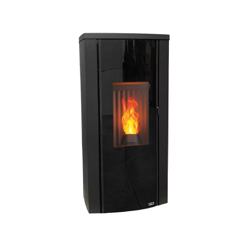 Poêle à pellets étanche (sortie concentrique en haut) Cristallo Silenzio Up – 9,2 kW