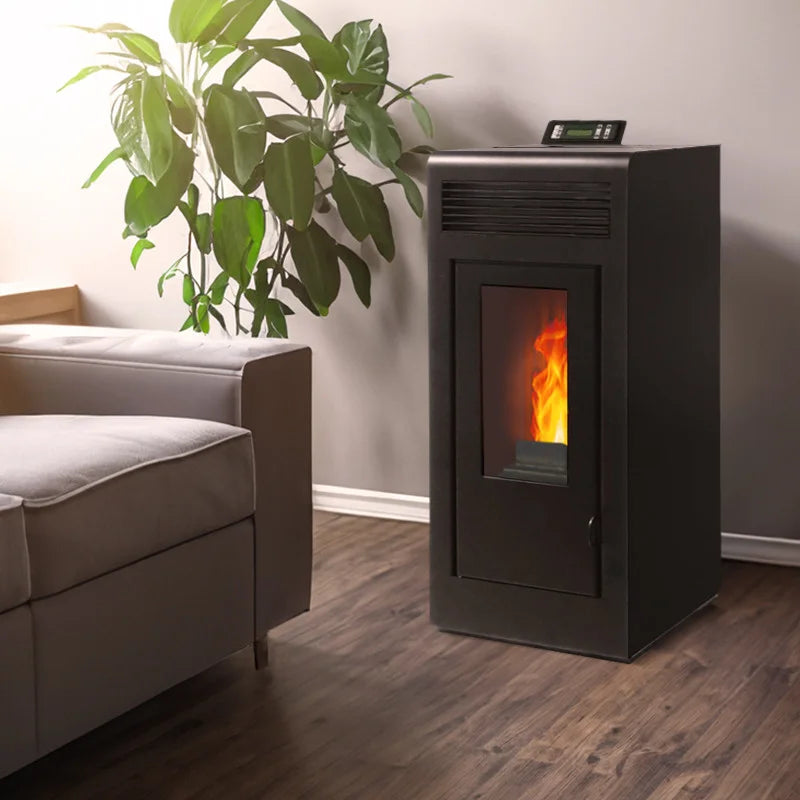 Poêle à pellets étanche (sortie concentrique vers le haut) – Vulcano Up – 10,8 kW