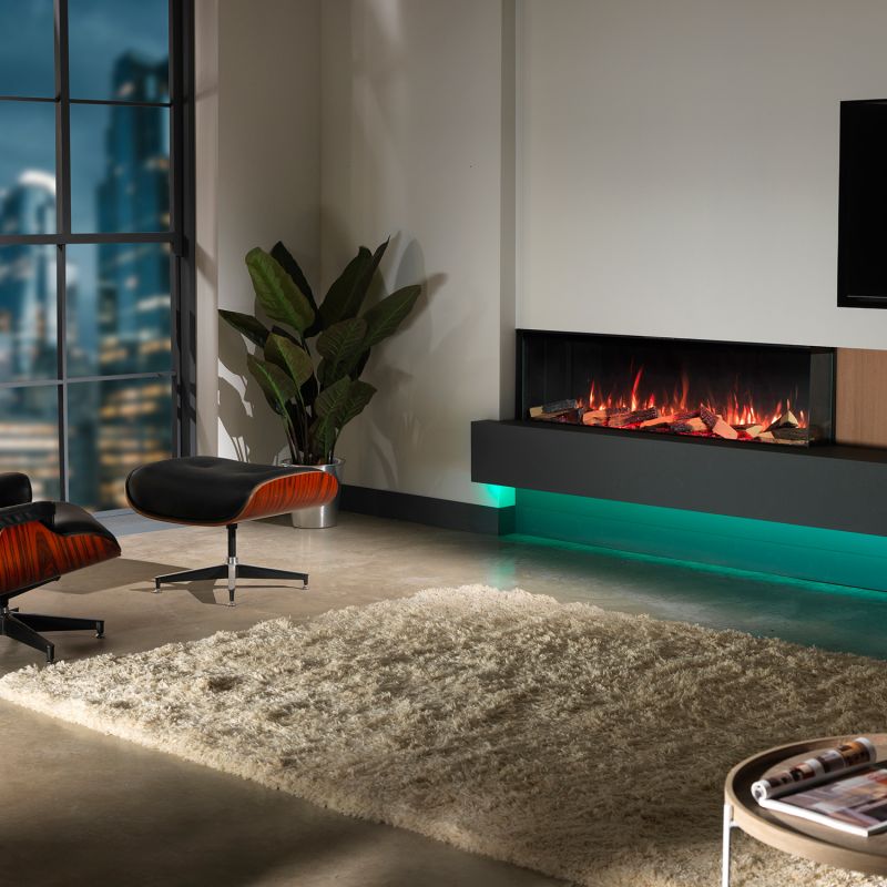 Kit d'éclairage d'ambiance Trimline Fires pour insert de cheminée électrique Solus
