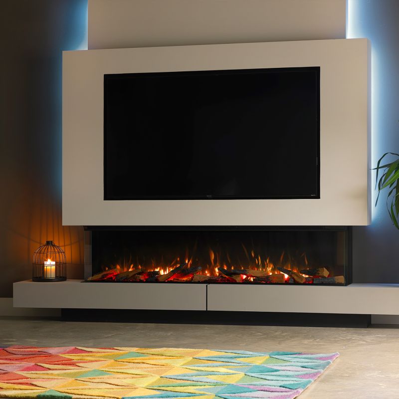 Kit d'éclairage d'ambiance Trimline Fires pour insert de cheminée électrique Solus