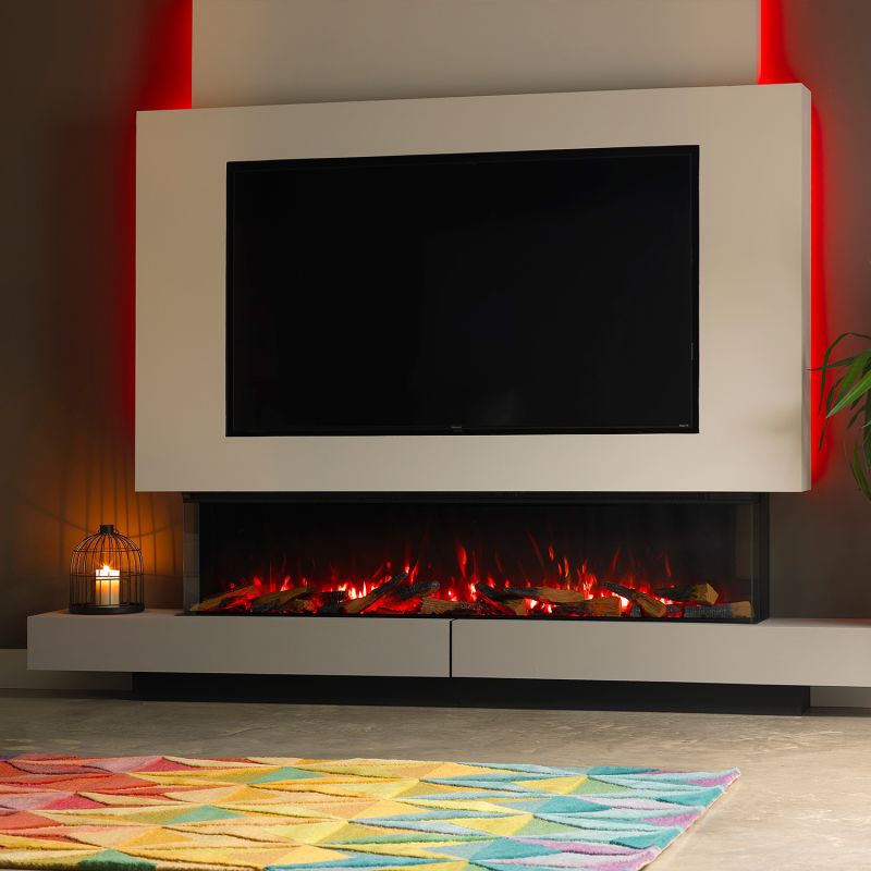 Kit d'éclairage d'ambiance Trimline Fires pour insert de cheminée électrique Solus
