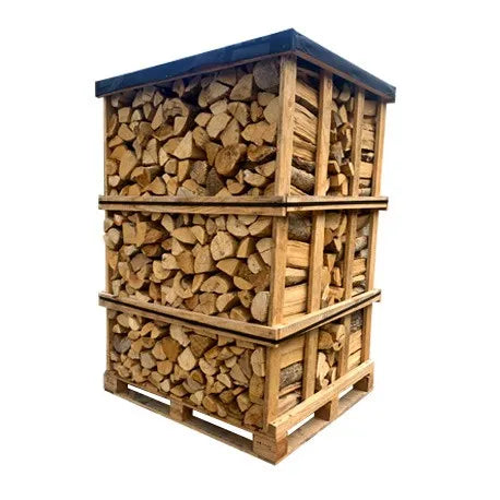 Mélange de bois durs – 50 cm – Palette de 2,5 stères